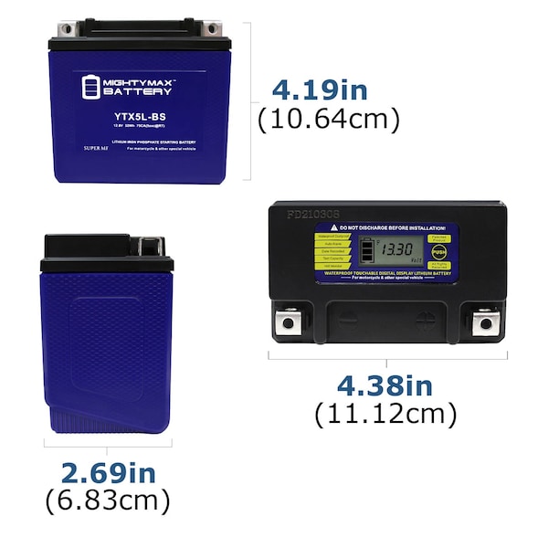 Lithium Battery Replacement For Dohon DHLFP5L-BS